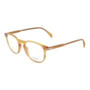 Eyewear by David Beckham Ikonisk Retrostil Glasögon Yellow, Unisex