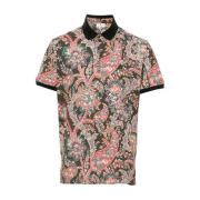 Etro Avslappnad Bomull T-shirt Multicolor, Herr