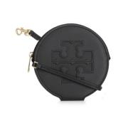 Tory Burch Svart Korthållare med Dragkedjeficka Black, Dam