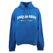 Dsquared2 Felpa Sweatshirt Blue, Dam