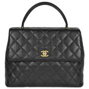 Chanel Vintage Pre-owned Laeder chanel-vskor Black, Dam