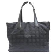 Chanel Vintage Pre-owned Tyg chanel-vskor Black, Dam