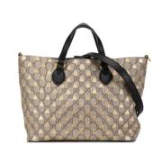 Gucci Vintage Pre-owned Tyg totevskor Beige, Dam