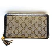 Gucci Vintage Pre-owned Laeder plnbcker Brown, Herr