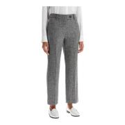 Blazé Milano Ull Bouclé Byxor med Smiley Ficka Gray, Dam