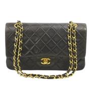 Chanel Vintage Pre-owned Laeder chanel-vskor Black, Dam