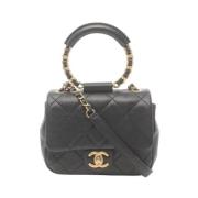 Chanel Vintage Pre-owned Laeder chanel-vskor Black, Dam