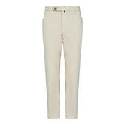 Incotex Vita Slim-Fit Byxor Aw24 White, Herr