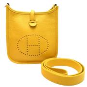 Hermès Vintage Pre-owned Laeder axelremsvskor Yellow, Dam