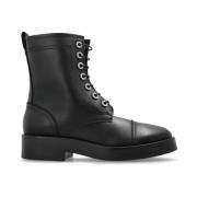 Casadei Läder ankelboots Black, Dam