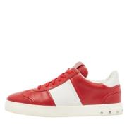 Valentino Vintage Pre-owned Laeder sneakers Red, Dam