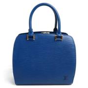 Louis Vuitton Vintage Pre-owned Laeder louis-vuitton-vskor Blue, Dam