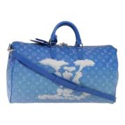 Louis Vuitton Vintage Pre-owned Canvas louis-vuitton-vskor Blue, Dam