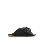 JW Anderson Klassiska Ciabatta Loafers för Män Black, Dam