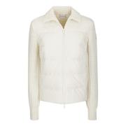 Moncler Stilfull Cardigan Jeans för Män White, Dam