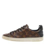 Louis Vuitton Vintage Pre-owned Belagd canvas sneakers Brown, Herr