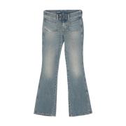 Diesel Utställda Denim Jeans Blue, Dam