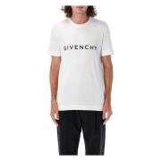 Givenchy Logotyp T-shirt Vit Aw24 White, Herr