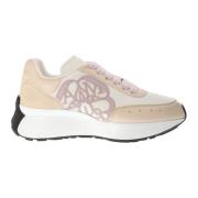 Alexander McQueen Sprint Runner Rosa Sneakers Pink, Dam