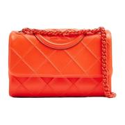 Tory Burch Vadderad Axelväska Orange, Dam