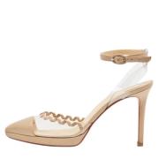 Christian Louboutin Pre-owned Pre-owned Laeder klackskor Beige, Dam