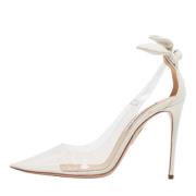 Aquazzura Pre-owned Pre-owned Laeder klackskor Beige, Dam