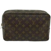 Louis Vuitton Vintage Pre-owned Canvas louis-vuitton-vskor Brown, Dam