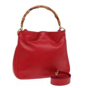 Gucci Vintage Pre-owned Laeder gucci-vskor Red, Dam