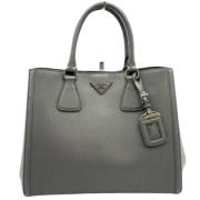 Prada Vintage Pre-owned Laeder prada-vskor Gray, Dam