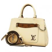 Louis Vuitton Vintage Pre-owned Tyg handvskor Beige, Dam