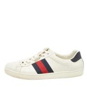 Gucci Vintage Pre-owned Laeder sneakers White, Herr