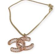 Chanel Vintage Pre-owned Metall chanel-smycken Pink, Dam