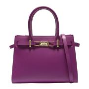 Marc Ellis Lila Lady Bag med Gyllene Detaljer Purple, Dam