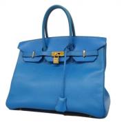 Hermès Vintage Pre-owned Laeder handvskor Blue, Dam