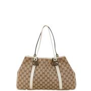 Gucci Vintage Pre-owned Laeder gucci-vskor Beige, Dam