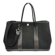 Hermès Vintage Pre-owned Canvas handvskor Black, Dam