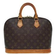 Louis Vuitton Vintage Pre-owned Canvas handvskor Brown, Dam