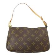 Louis Vuitton Vintage Pre-owned Canvas louis-vuitton-vskor Brown, Dam