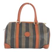 Fendi Vintage Pre-owned Laeder handvskor Brown, Dam