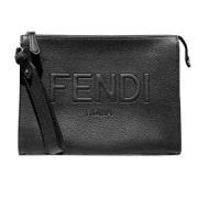 Fendi Vintage Pre-owned Laeder fendi-vskor Black, Dam