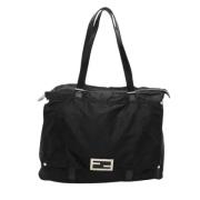 Fendi Vintage Pre-owned Nylon fendi-vskor Black, Dam