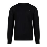 Polo Ralph Lauren Slim Fit Ullstickat Plagg Black, Herr