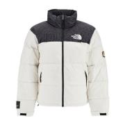 The North Face Retro Nuptse Ripstop Quiltad Jacka White, Herr