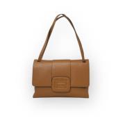 Hogan Präglad Crossbody-väska Brown, Dam