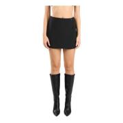 Twinset Ullblandade Wrap Shorts Black, Dam