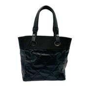 Chanel Vintage Pre-owned Canvas chanel-vskor Black, Dam