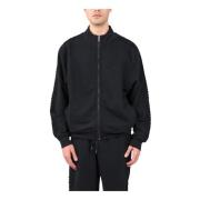 Arte Antwerp Blommig Tape Sweatshirt Black, Herr