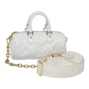 Louis Vuitton Vintage Pre-owned Canvas louis-vuitton-vskor White, Dam