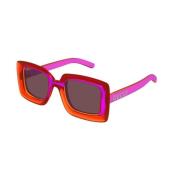 Gucci Fuchsia Brun Solglasögon Gg1718S Modell Pink, Unisex