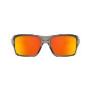 Oakley Orange Rektangulära Solglasögon UV-Skydd Orange, Unisex